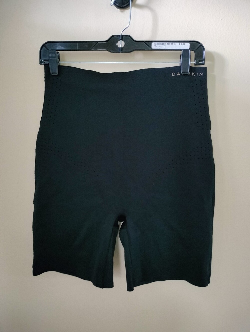 Danskin Black High-Waist Shaping Slip Shorts XL Shapewear